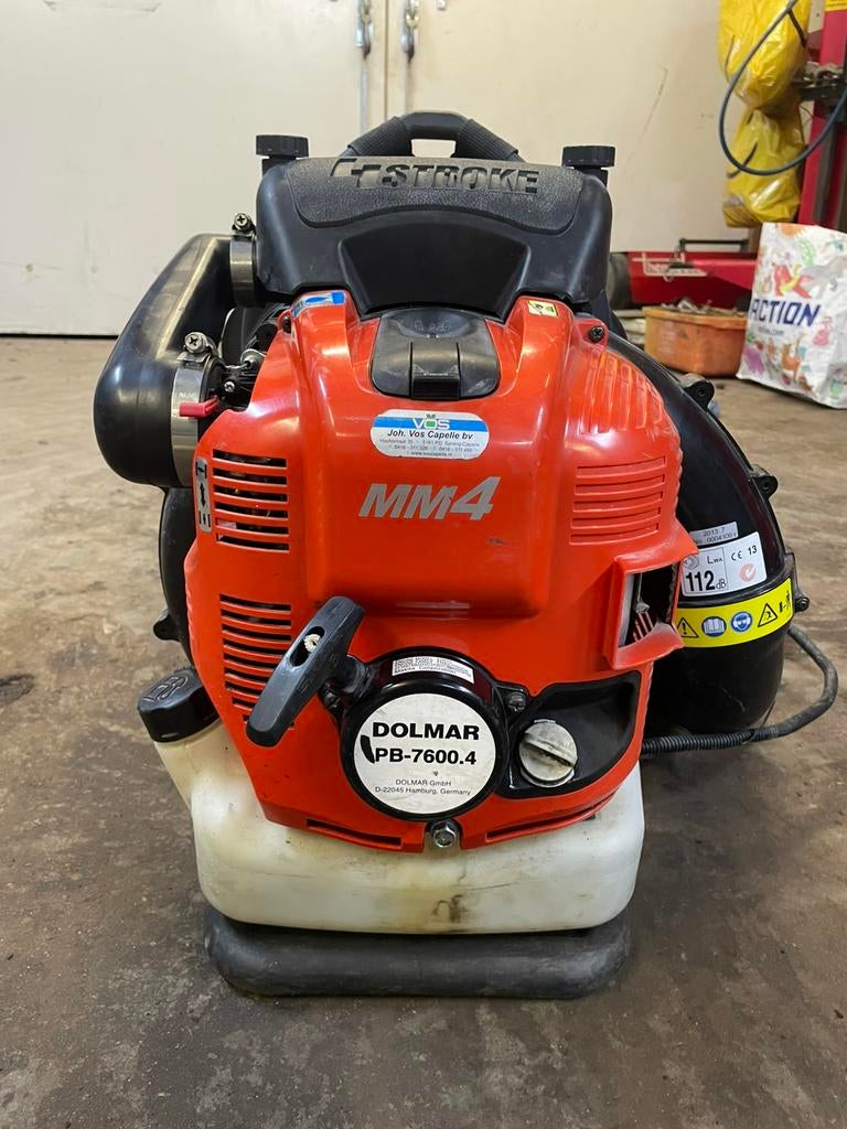 Dolmar PB-7600.4 ruggedragen bladblazer, Ophalen, Benzine, Sachs Dolmar, Ruggedragen