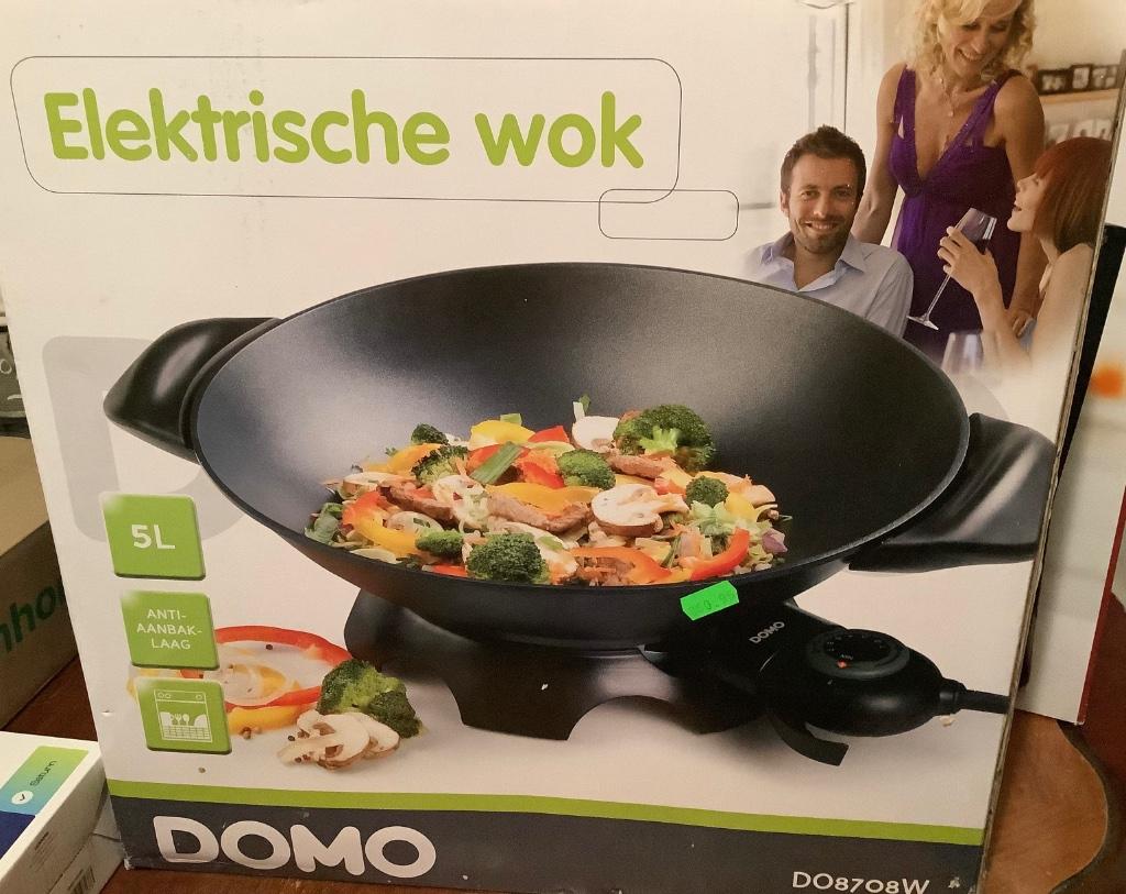 Electrische wok, Ophalen of Verzenden, Nieuw, Wok