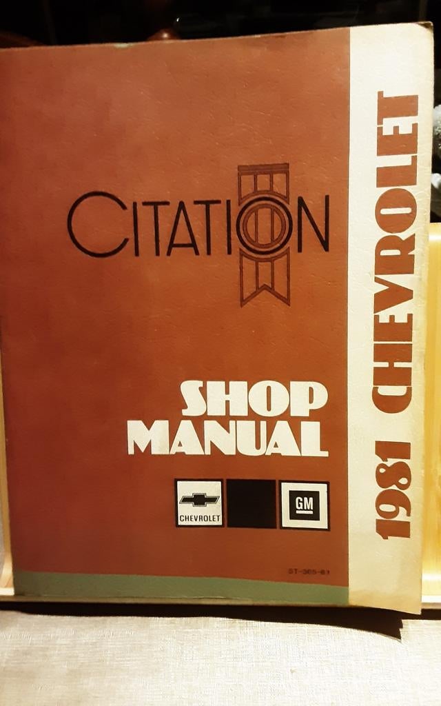 Chevrolet citation shop manual, Ophalen of Verzenden, Chevrolet