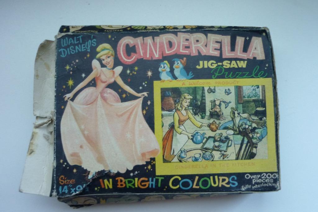 Puzzel Cinderella Walt Disney's, Enlèvement ou Envoi, Cendrillon ou Belle, Utilisé, Autres types