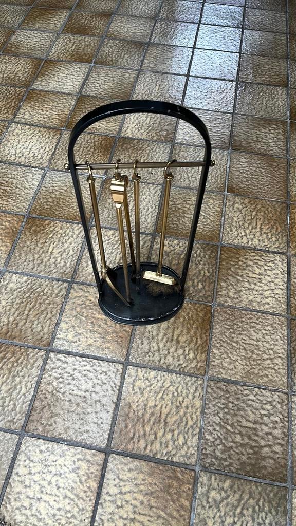 Kachelset in koper, Tuin en Terras, Brandhout, Ophalen