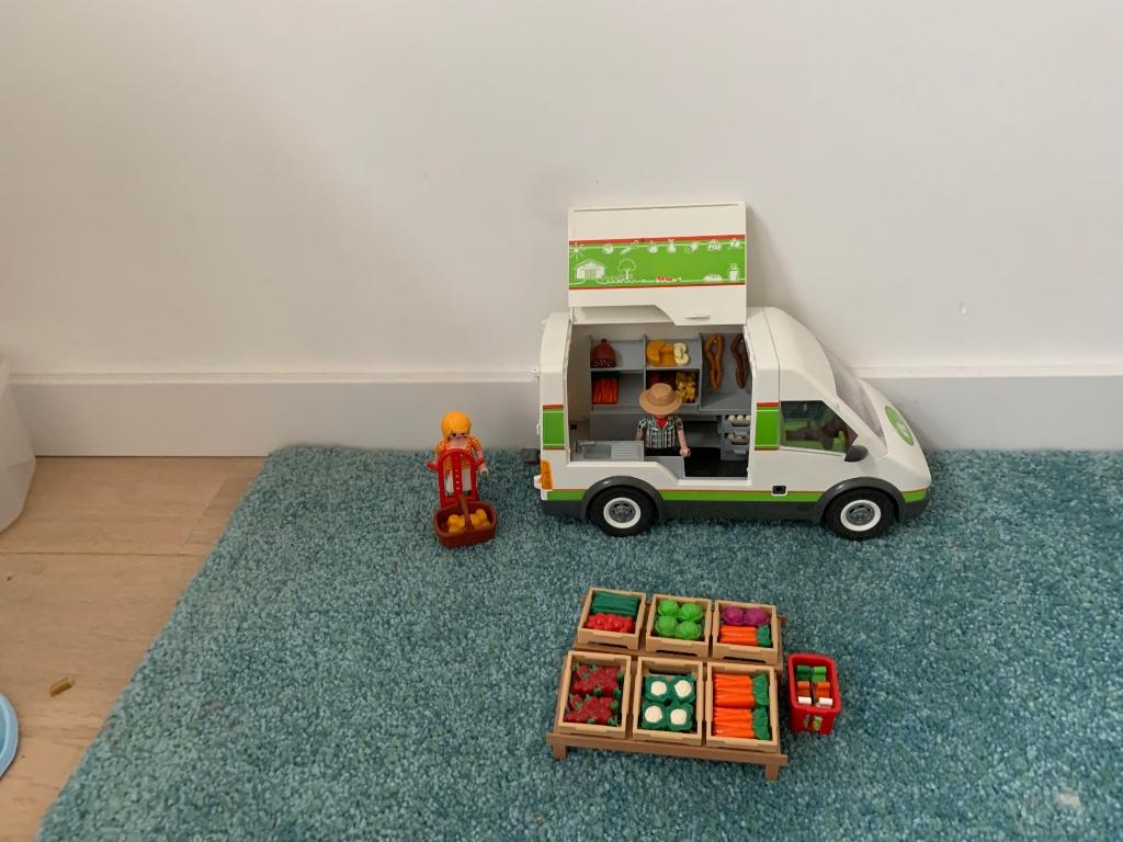Playmobil groentenboer, Ophalen of Verzenden, Zo goed als nieuw, Complete set
