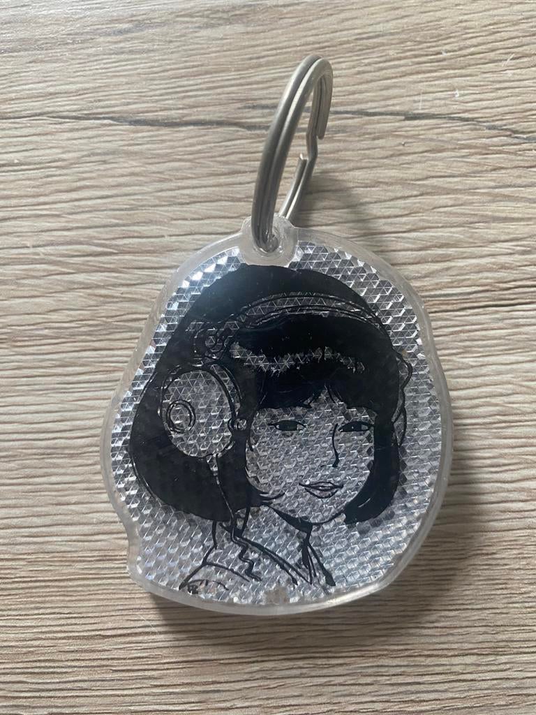 Yoko Tsuno sleutelhanger met reflector, Ophalen of Verzenden, Gebruikt, Overige typen