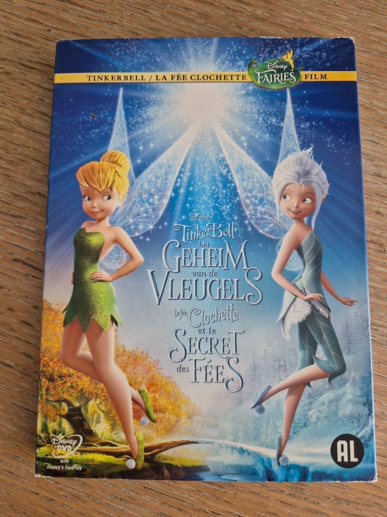 Dvd Tinkerbell en het geheim van de vleugels, Tous les âges, Enlèvement ou Envoi, Comme neuf, Dessin animé