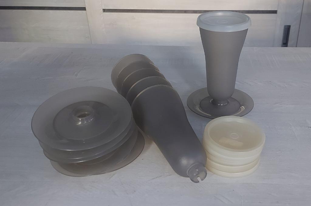6 Tupperware-bekers met deksel, Huis en Inrichting, Ophalen, Zo goed als nieuw, Bak of Kom