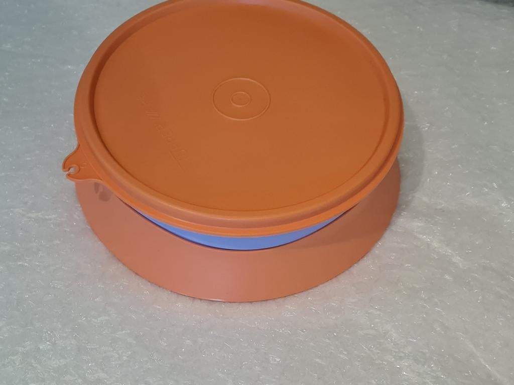 Tupperware potje met deksel en anttislip voet, Enlèvement ou Envoi, Comme neuf