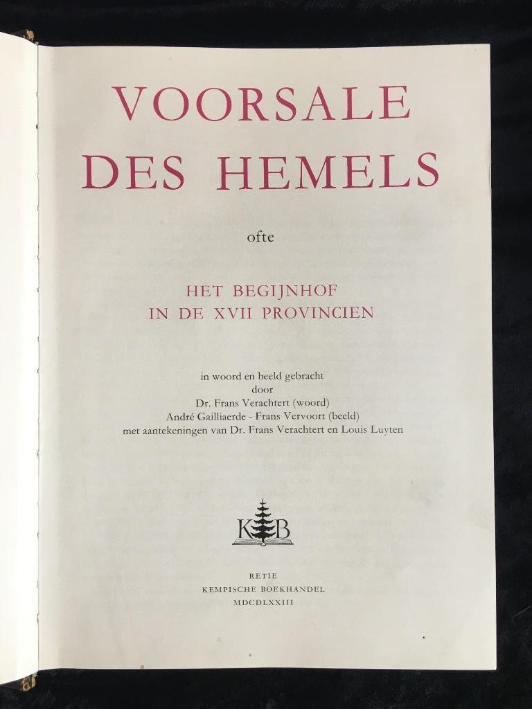 Vorsale des Hemels, Ophalen of Verzenden, Andere
