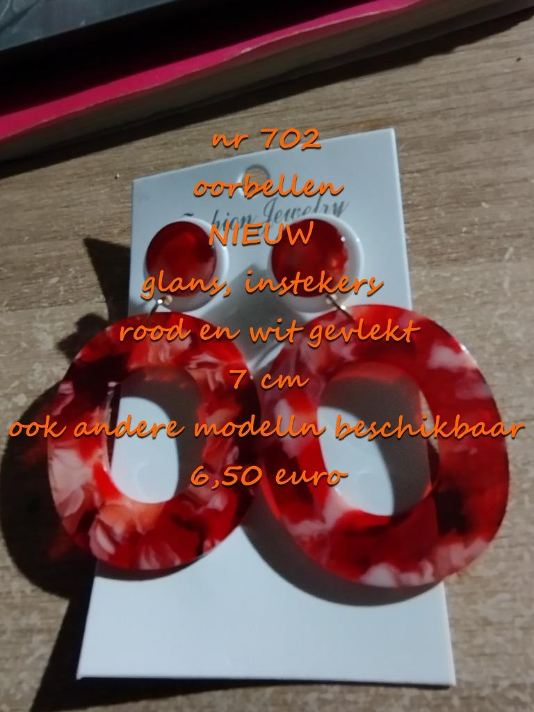 702. Juweel : oorbellen , NIEUW ,  @LAATSTE STUK@ verzend in, Handtassen en Accessoires, Oorbellen, Overige materialen, Verzenden
