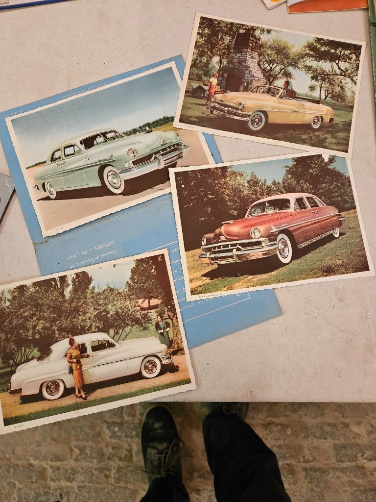 MERCURY 1951 LINCOLN 1951 photos d'origine, Envoi