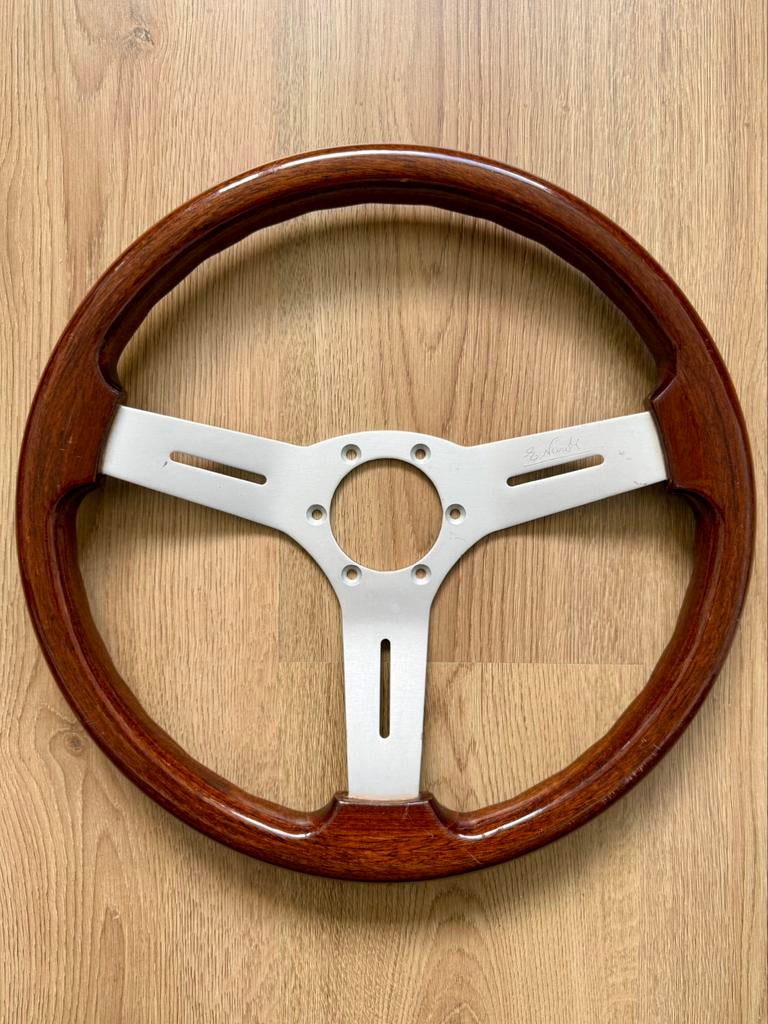 Nardi 3 Spoke Houten Stuur Mazda Miata MX5 Bmw E30 Oldtimer, Auto-onderdelen, Ophalen of Verzenden, Gebruikt, Overige automerken
