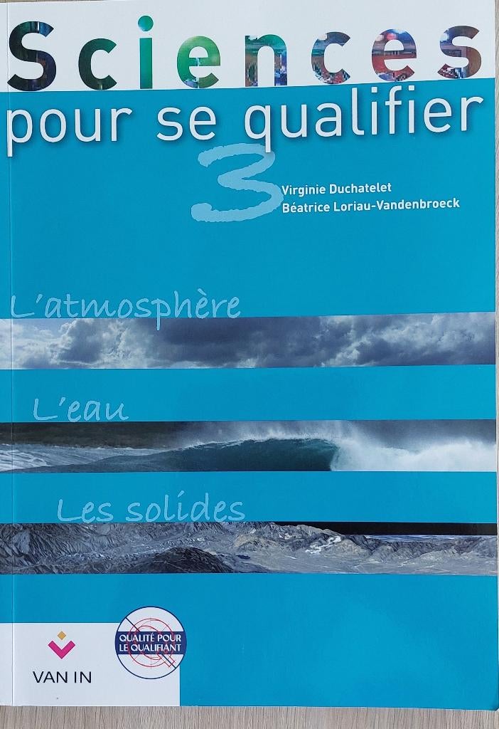 Sciences pour se qualifier 3  2011, Livres, Neuf, Enlèvement ou Envoi, Van in, Chimie