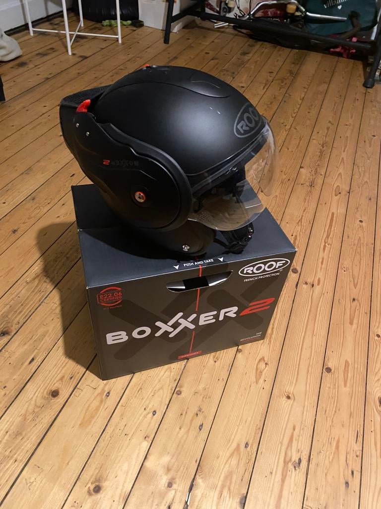 Boxxer helm, Motoren, Kleding | Motorhelmen, Dames, Jethelm, Ophalen of Verzenden, L