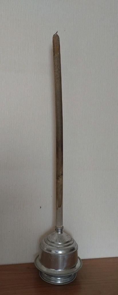 Oude wasstok/ wasstamper, Antiek en Kunst, Ophalen