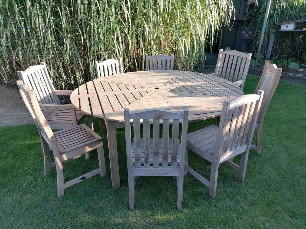 Tuintafel, Ophalen, Zo goed als nieuw, Teakhout