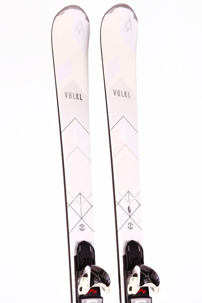 163 dames ski's VOLKL FLAIR SC, white, woodcore, Sport en Fitness, Skiën en Langlaufen, Gebruikt, Ski's, Ski, Carve, Ophalen of Verzenden
