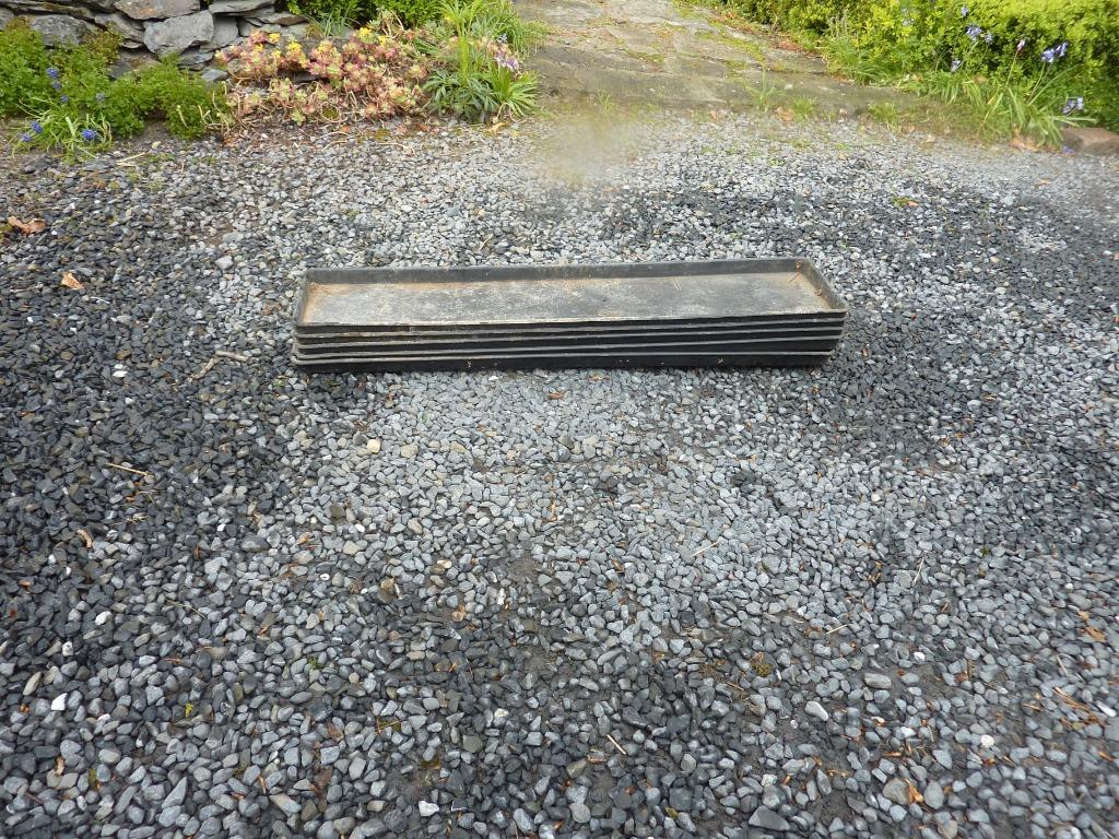 sous-jardinières en pvc brun, Enlèvement ou Envoi, Rectangulaire, Intérieur
