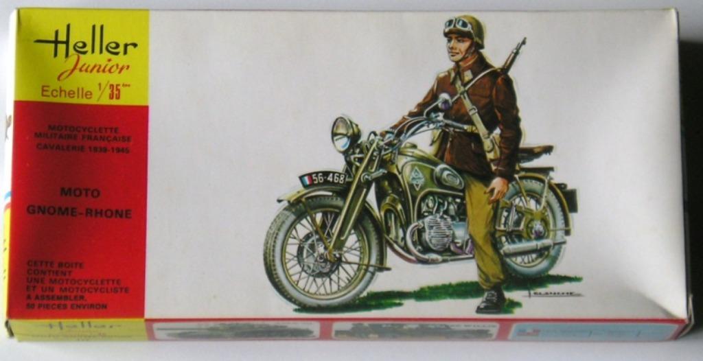 Moto Gnome-Rhône Motocyclette militaire française - Cavaleri, Enlèvement ou Envoi, Armée de terre, Miniature ou Figurine