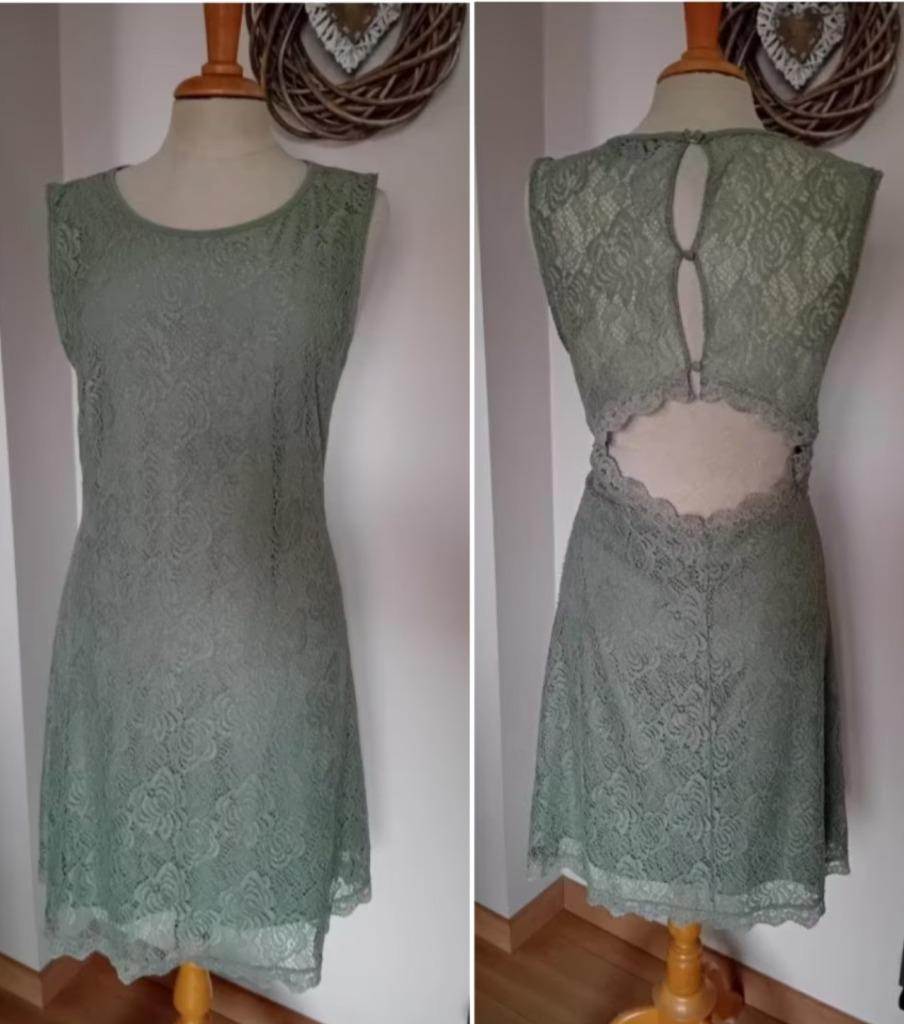 Kaki jurk SAPPH maat XL, Taille 46/48 (XL) ou plus grande, Enlèvement ou Envoi, Comme neuf, Vert