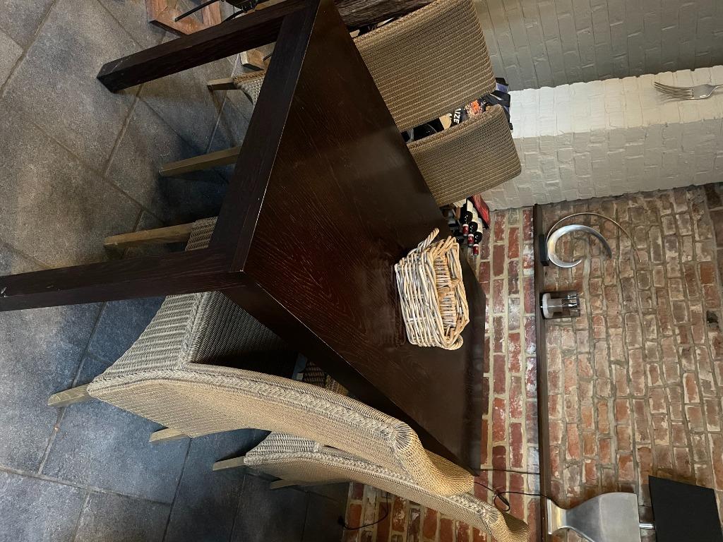 chaises, Maison & Meubles, LOOm, Osier ou Rotin, Brun, Enlèvement