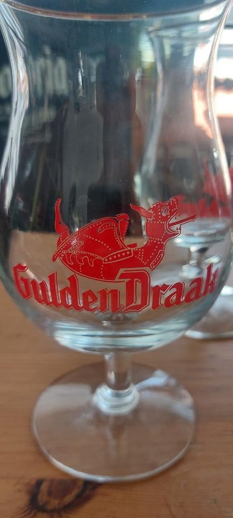 4 Gulden Draak glazen, Ophalen of Verzenden, Zo goed als nieuw