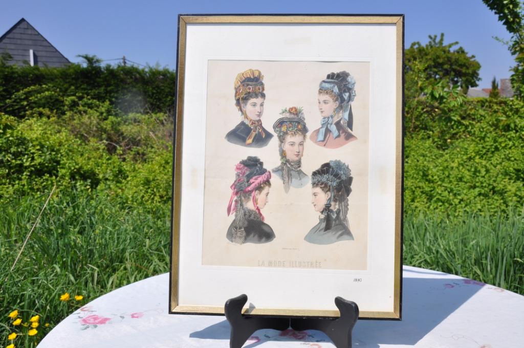 §  cadre avec la mode illustrée 1873 (2), Enlèvement ou Envoi