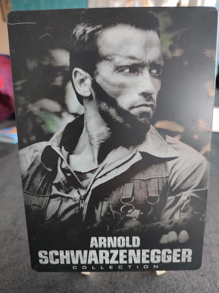 Coffret Arnold Schwarzenegger, 5 dvd Steelbook édition Lim., Enlèvement ou Envoi, Utilisé, Coffret