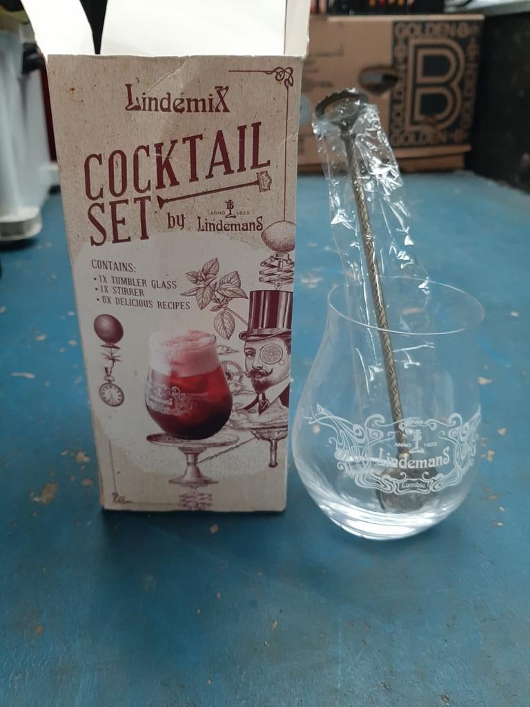Lindemans cocktailset., Verzamelen, Ophalen of Verzenden, Zo goed als nieuw