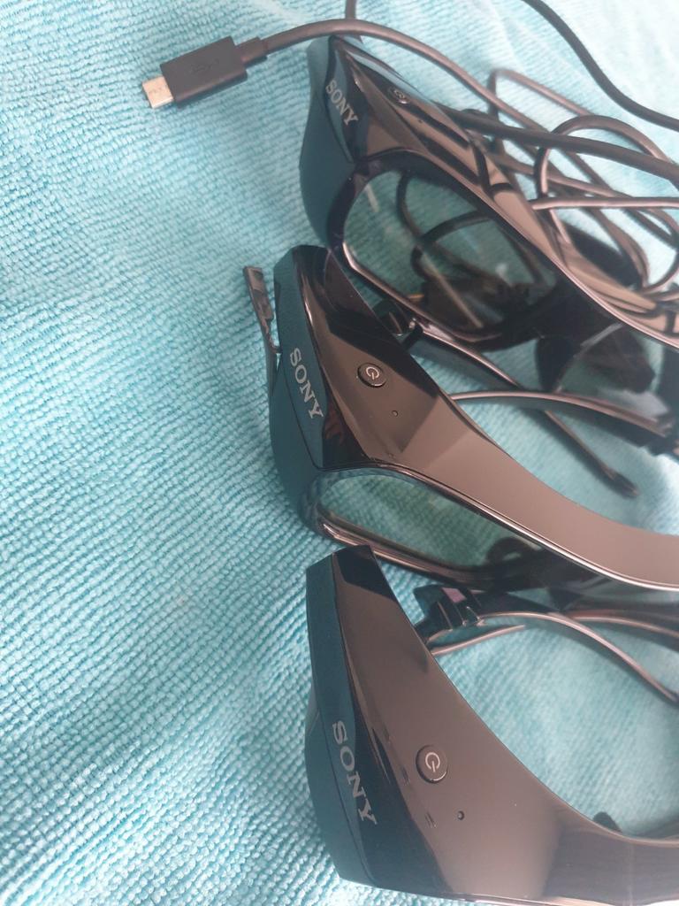 SONY 3D GLASSES TDG-250/BR200, Ophalen of Verzenden, Zo goed als nieuw