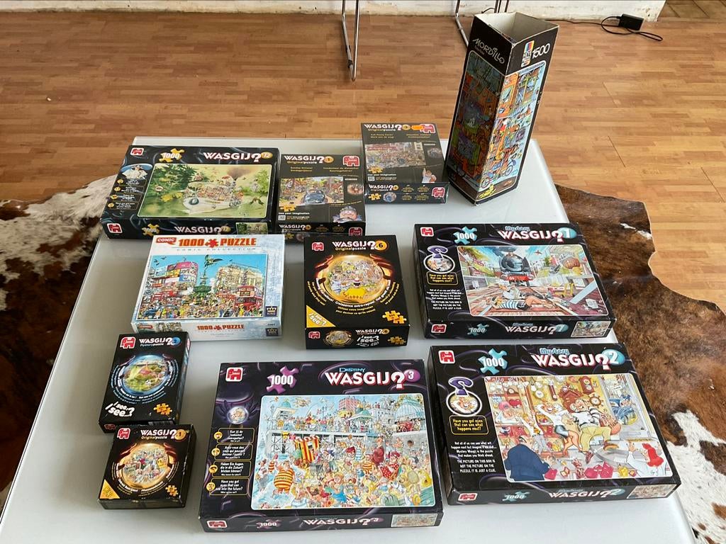 Lot Wasgijpuzzels en comic puzzels, Enlèvement ou Envoi, Comme neuf