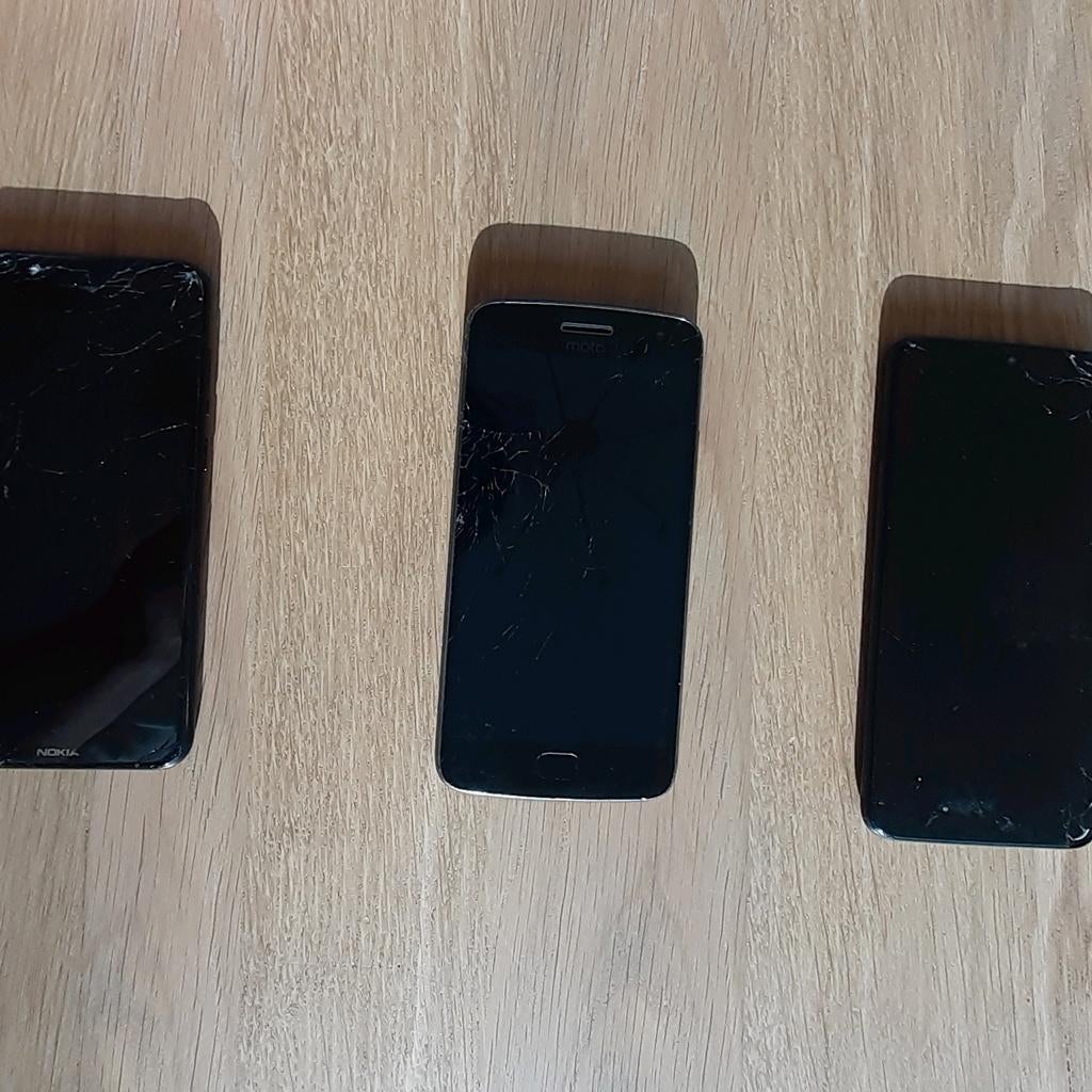 Lot: 3 werken smartphones, Télécoms, Téléphonie mobile | Accessoires & Pièces, Enlèvement ou Envoi, Nokia