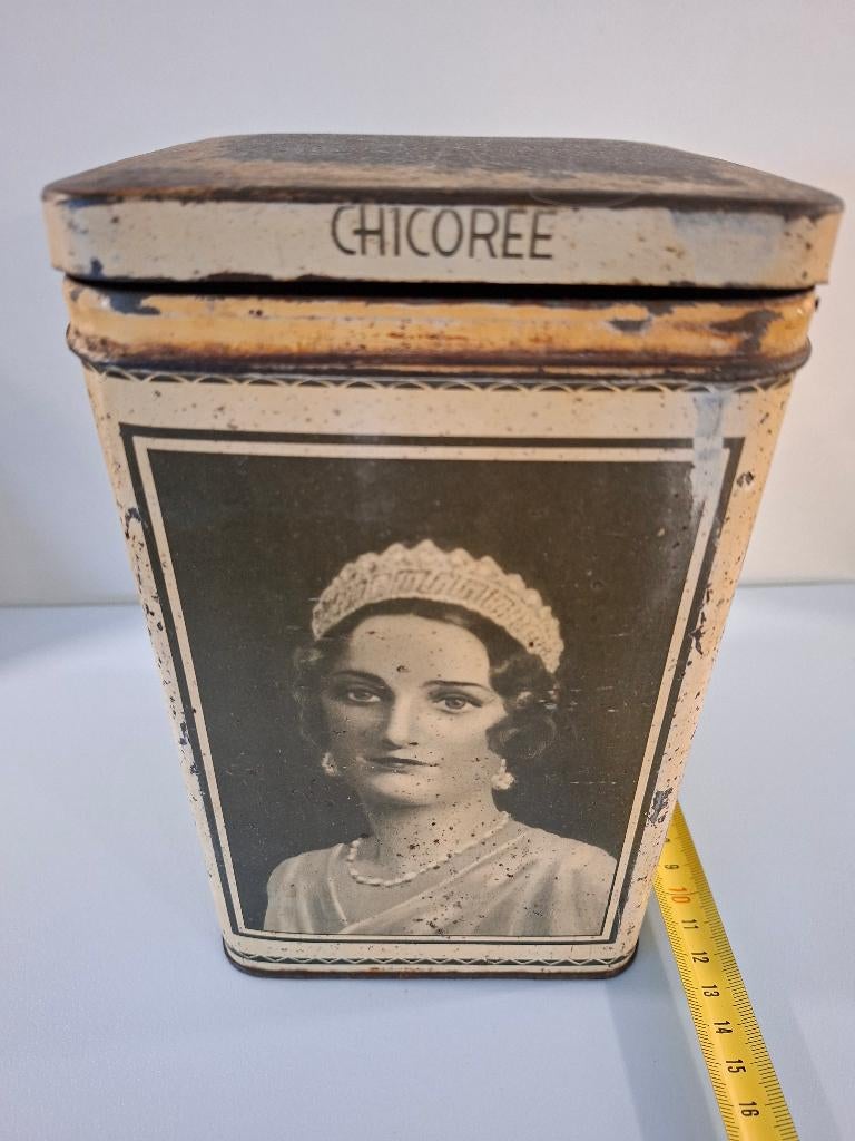 Chircoree blik van Belgisch Koningshuis, Collections, Maisons royales & Noblesse, Utilisé, Service, Enlèvement ou Envoi