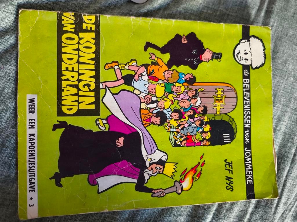 Jommeke zwart/wit "de koningin van onderland"  Nr 4, Boeken, Ophalen of Verzenden