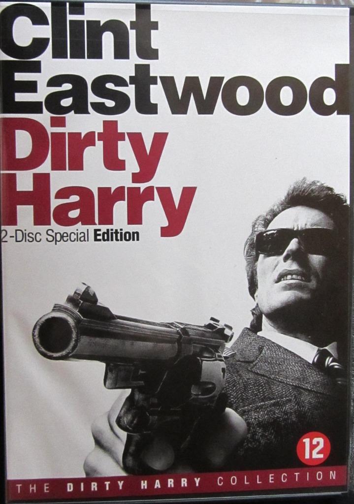 DUBBELE DVD ACTIE- DIRTY HARRY (CLINT EASTWOOD), Cd's en Dvd's, Alle leeftijden, Ophalen of Verzenden, Zo goed als nieuw, Actiethriller