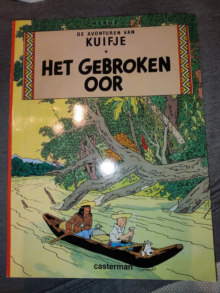 kuifje - Het gebroken oor, Boeken, Stripverhalen, Eén stripboek, Ophalen of Verzenden, Zo goed als nieuw, Hergé