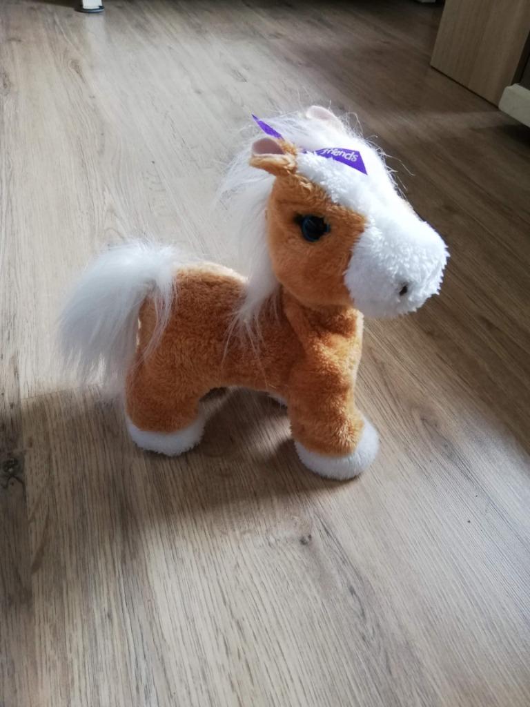 Peluche Furreal cheval (hennit et marche), Enlèvement, Comme neuf, Cheval