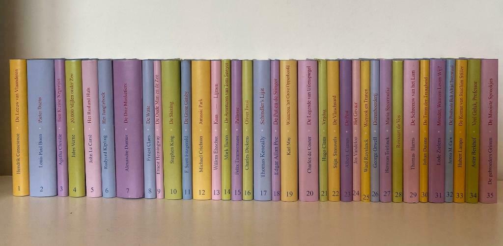 35-delige boekencollectie, Ophalen of Verzenden, Zo goed als nieuw