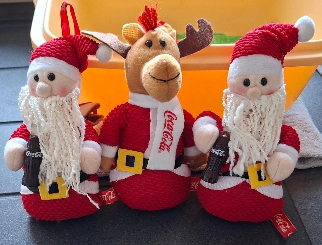 vintage Coca-Cola kerstdecoratie, Diversen, Kerst, Ophalen of Verzenden, Gebruikt