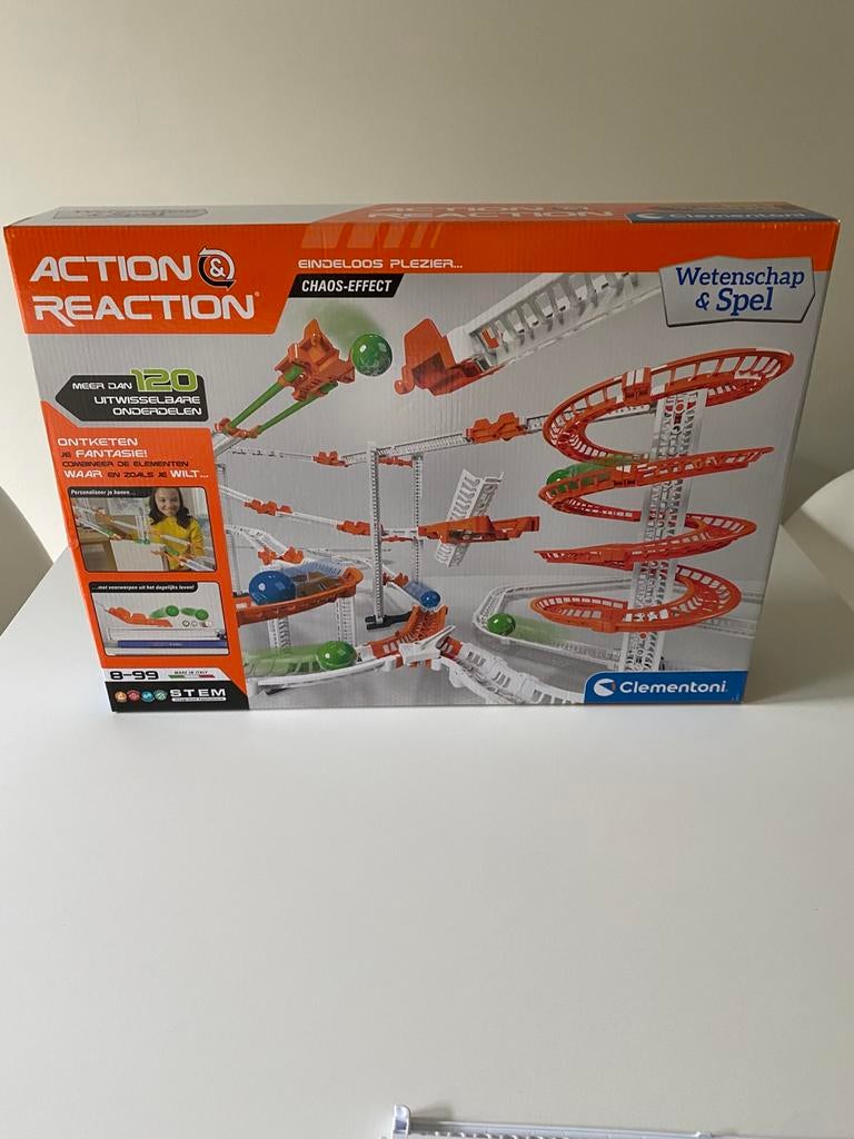 Clementoni Wetenschap en spel Action & Reaction, Ophalen of Verzenden, Zo goed als nieuw, Bouwen