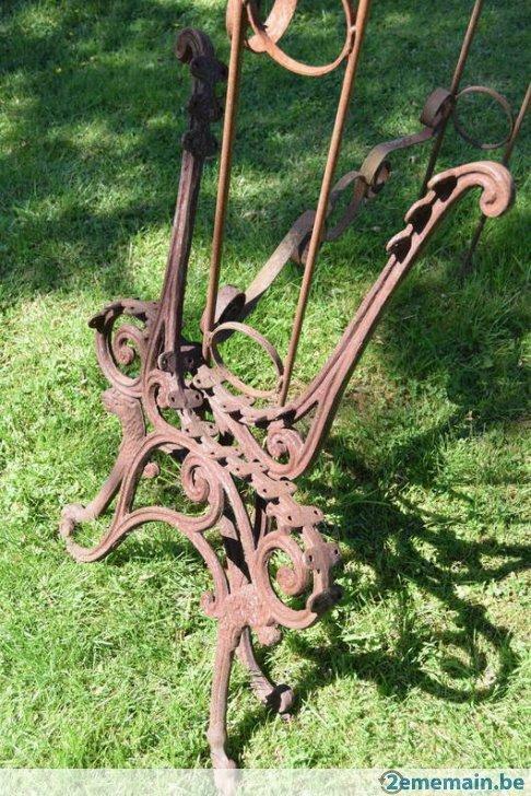 pieds de banc de jardin en fonte,(la paire), Jardin & Terrasse, Ensembles de jardin, Enlèvement, Utilisé