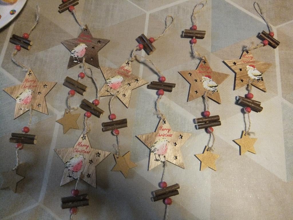 houten kerstdecoratie, Diversen, Ophalen of Verzenden, Zo goed als nieuw