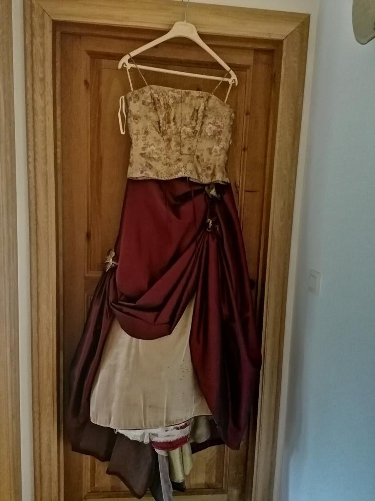 Trouwjurk, Kleding | Dames, Trouwkleding en Trouwaccessoires, Hervé mariage, Zo goed als nieuw, Overige kleuren, Trouwjurk