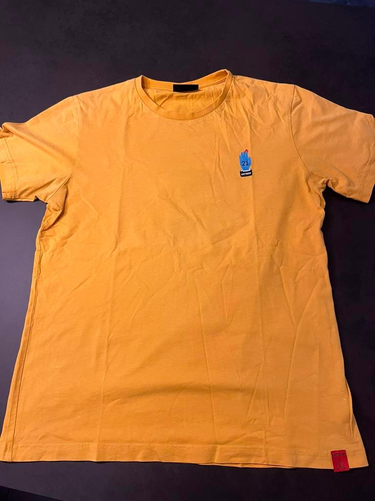 ANTWRP gele Tshirt maat L. Zeer goede staat., Maat 52/54 (L), Geel, Ophalen of Verzenden, Antwrp