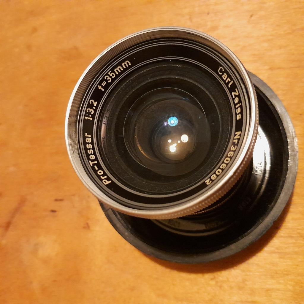 Carl Zeiss Pro-Tessar, Ophalen of Verzenden, Gebruikt