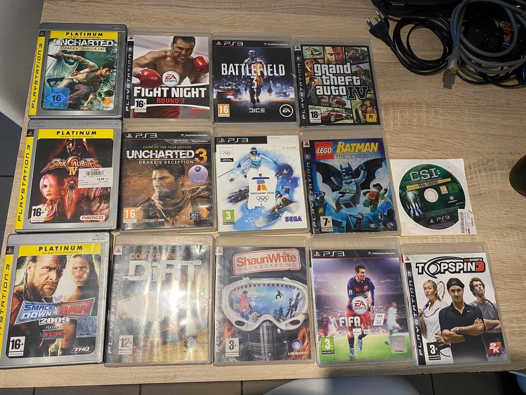 Mooie Set PS3 Games - Klassiekers (Uncharted, GTA IV, etc.), Games en Spelcomputers, Ophalen of Verzenden, Gebruikt