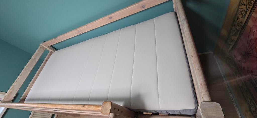 Nieuwe matras + topper 90x200cm, Kinderen en Baby's, Kinderkamer | Stapelbedden en Hoogslapers, Zo goed als nieuw, Ophalen