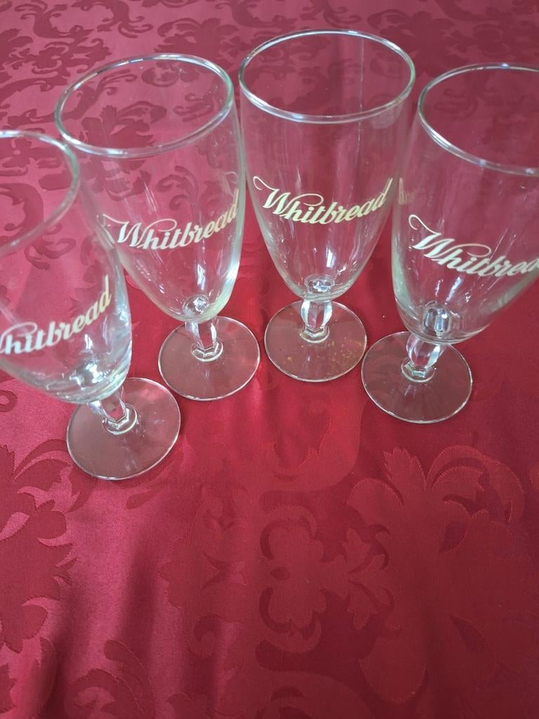 4 bierglazen „Pale Ale”, Verzamelen, Ophalen, Zo goed als nieuw, Bierglas