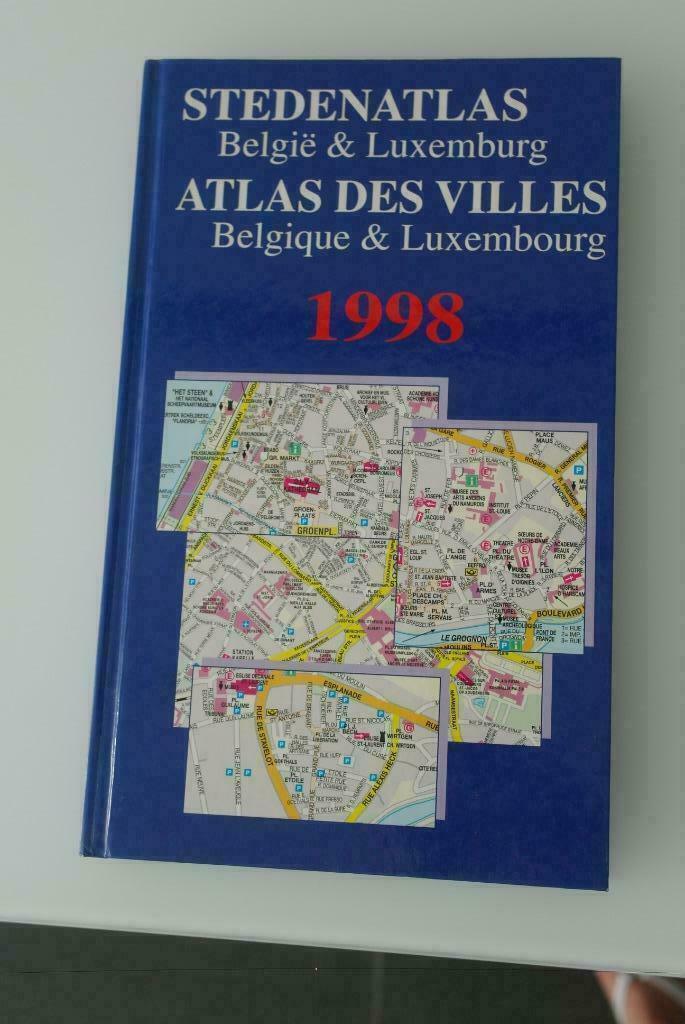 livre: atlas des villes Belgique et Luxembourg, Enlèvement ou Envoi, Utilisé, Benelux