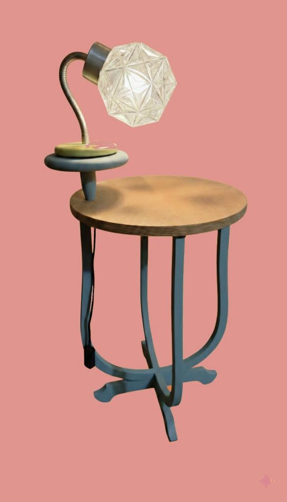 Guéridon customisé, Maison & Meubles, Tables | Tables d'appoint, Enlèvement
