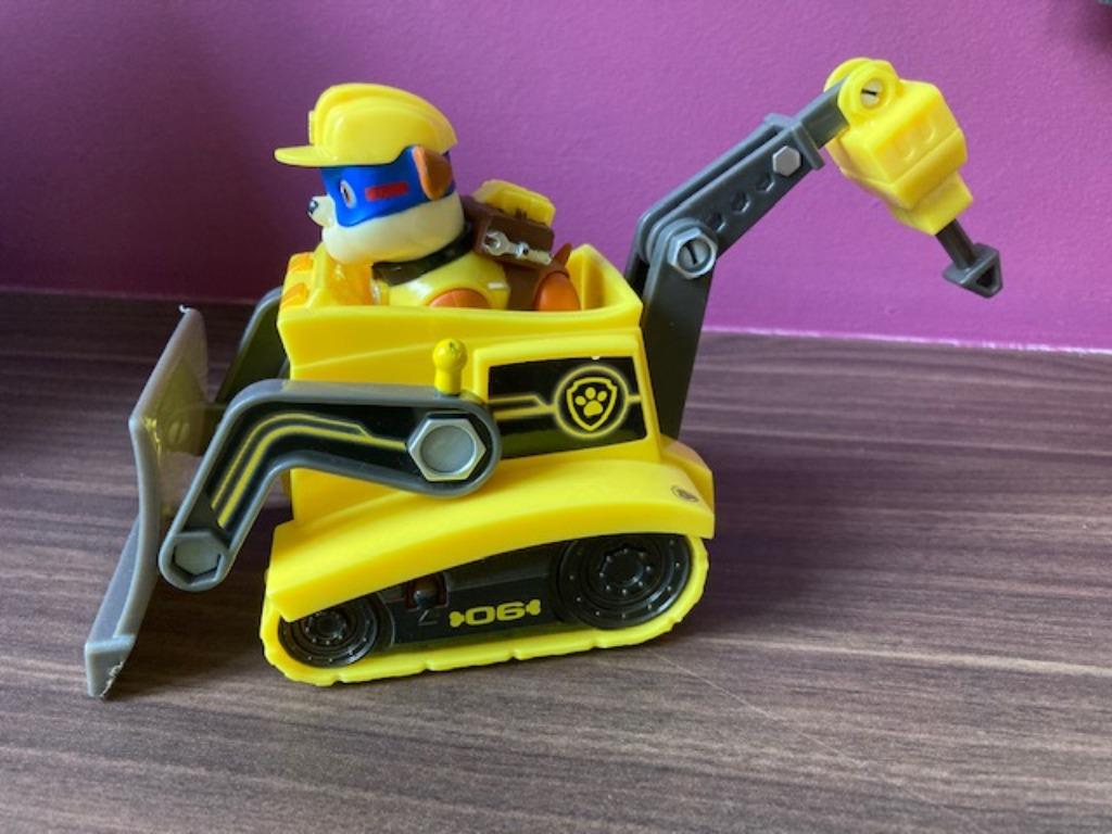 Voertuig Paw Patrol Rubble, Kinderen en Baby's, Speelgoed | Actiefiguren, Gebruikt, Ophalen of Verzenden