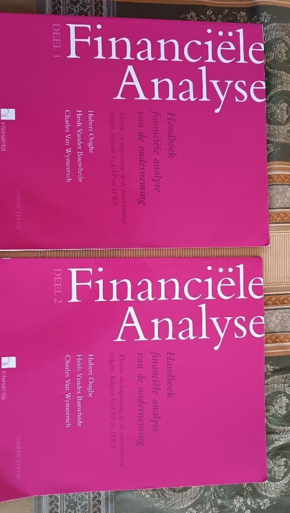 Financiele Analyse deel 1 en 2, Boeken, Ophalen of Verzenden, Gelezen, Accountancy en Administratie, Hubert Ooghe; Heidi Vander Bauwhede